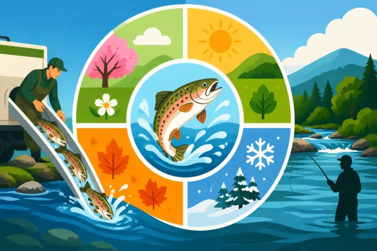 How trout stocking seasons work