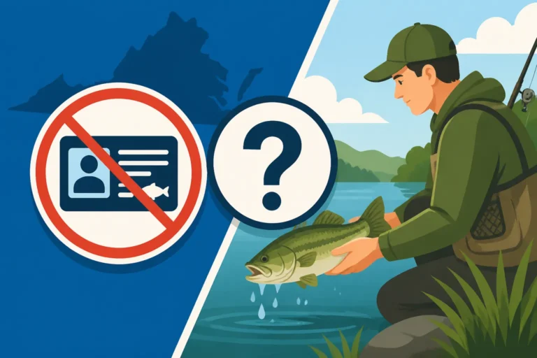 Is a license required for catch-and-release fishing?