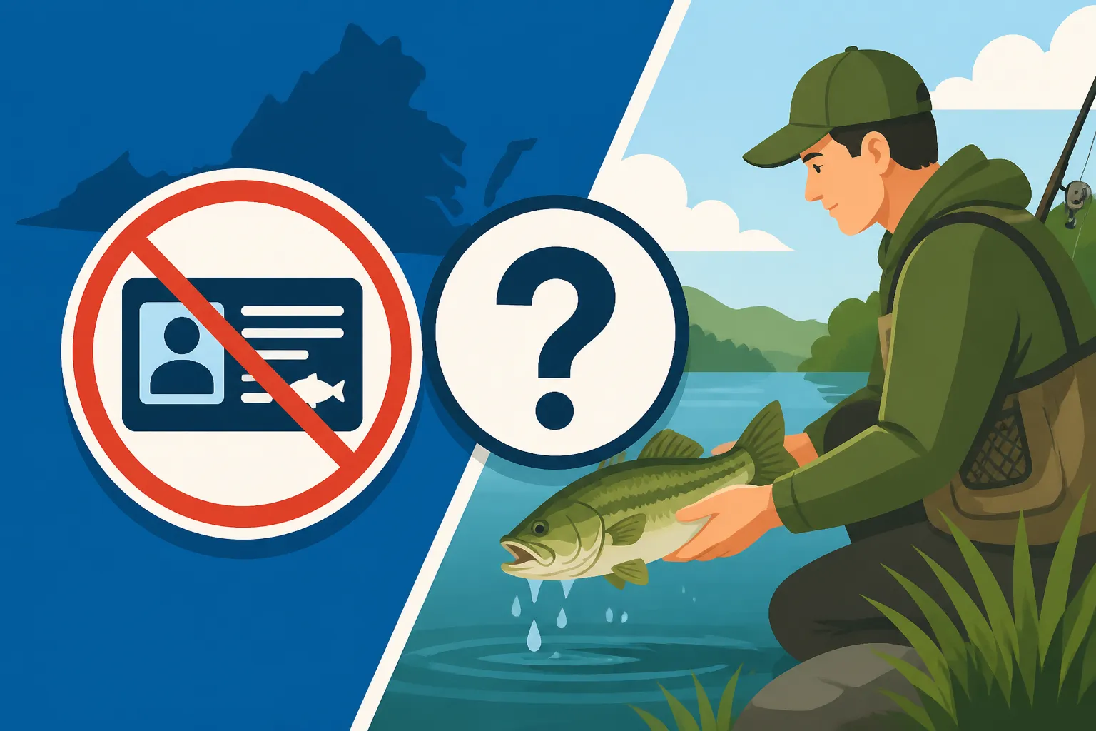 Is a license required for catch-and-release fishing?