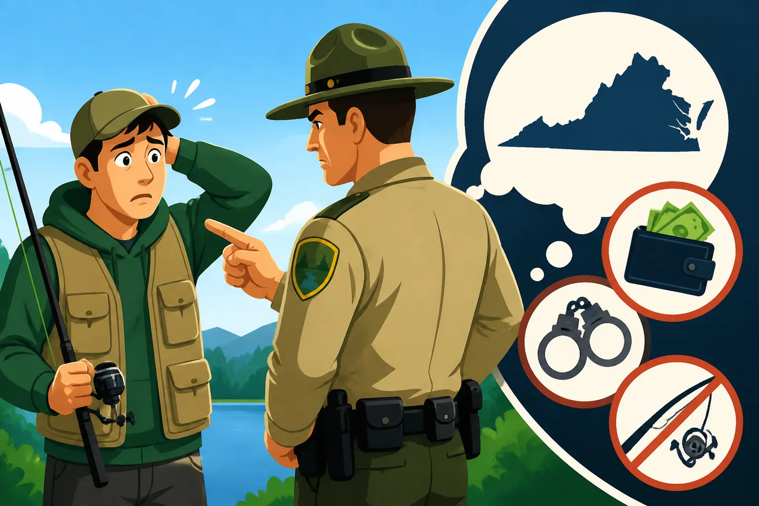What happens if you get caught fishing without a license