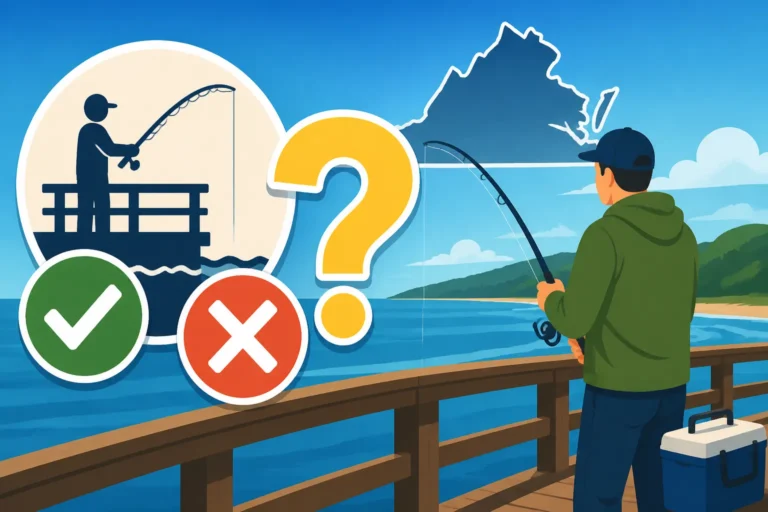 Fishing license required for pier fishing?