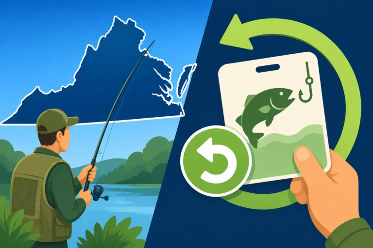 Fishing license refund policy explained