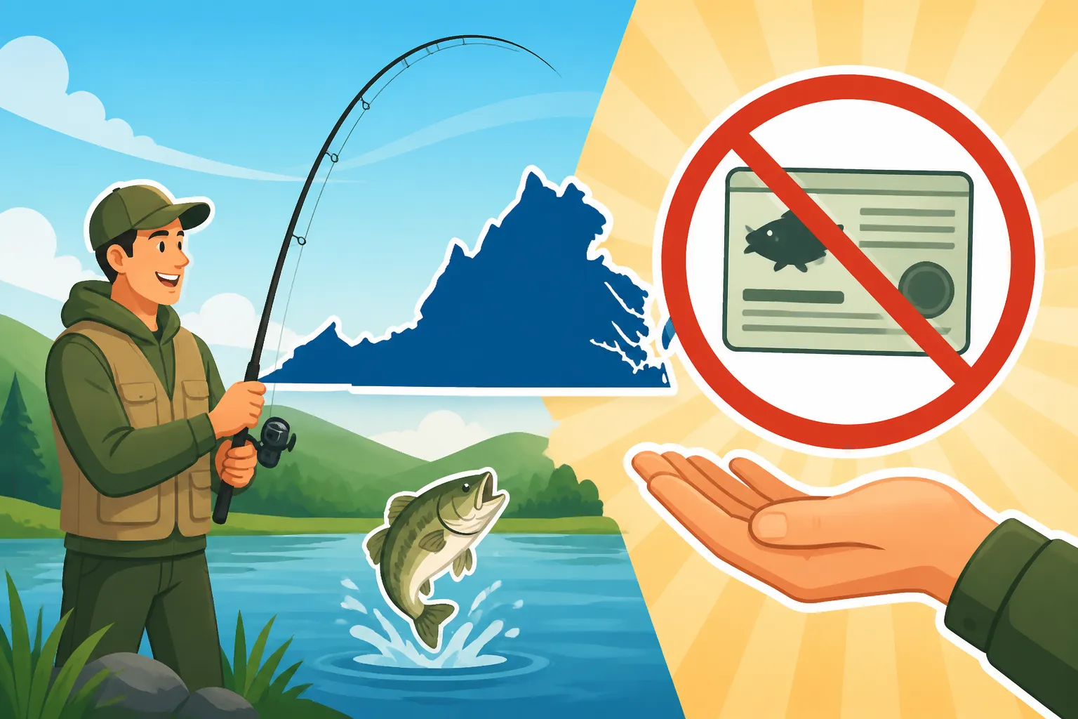 Can you fish without a license on free fishing days?