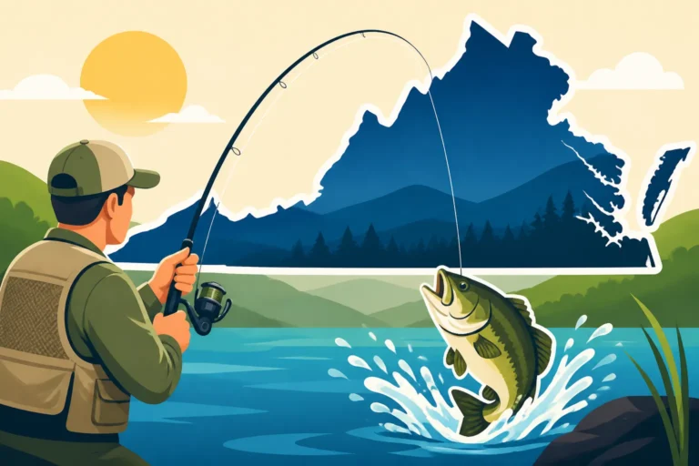 Nonresident Freshwater Fishing License in Virginia