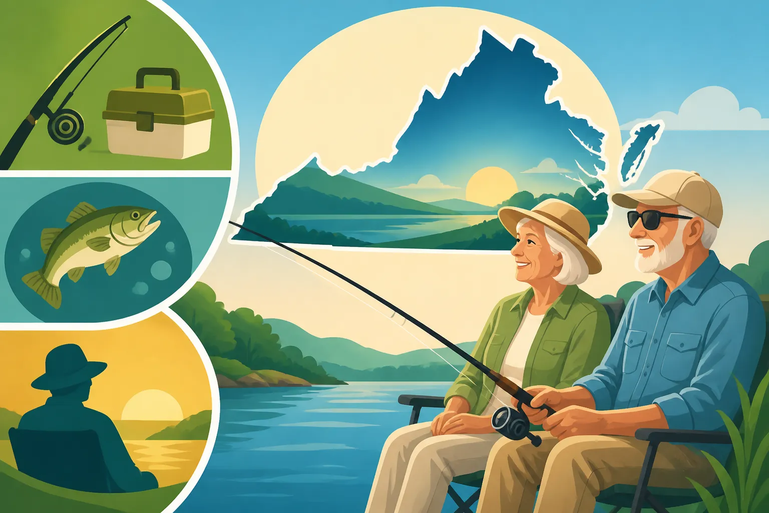 Fishing license options for retirees