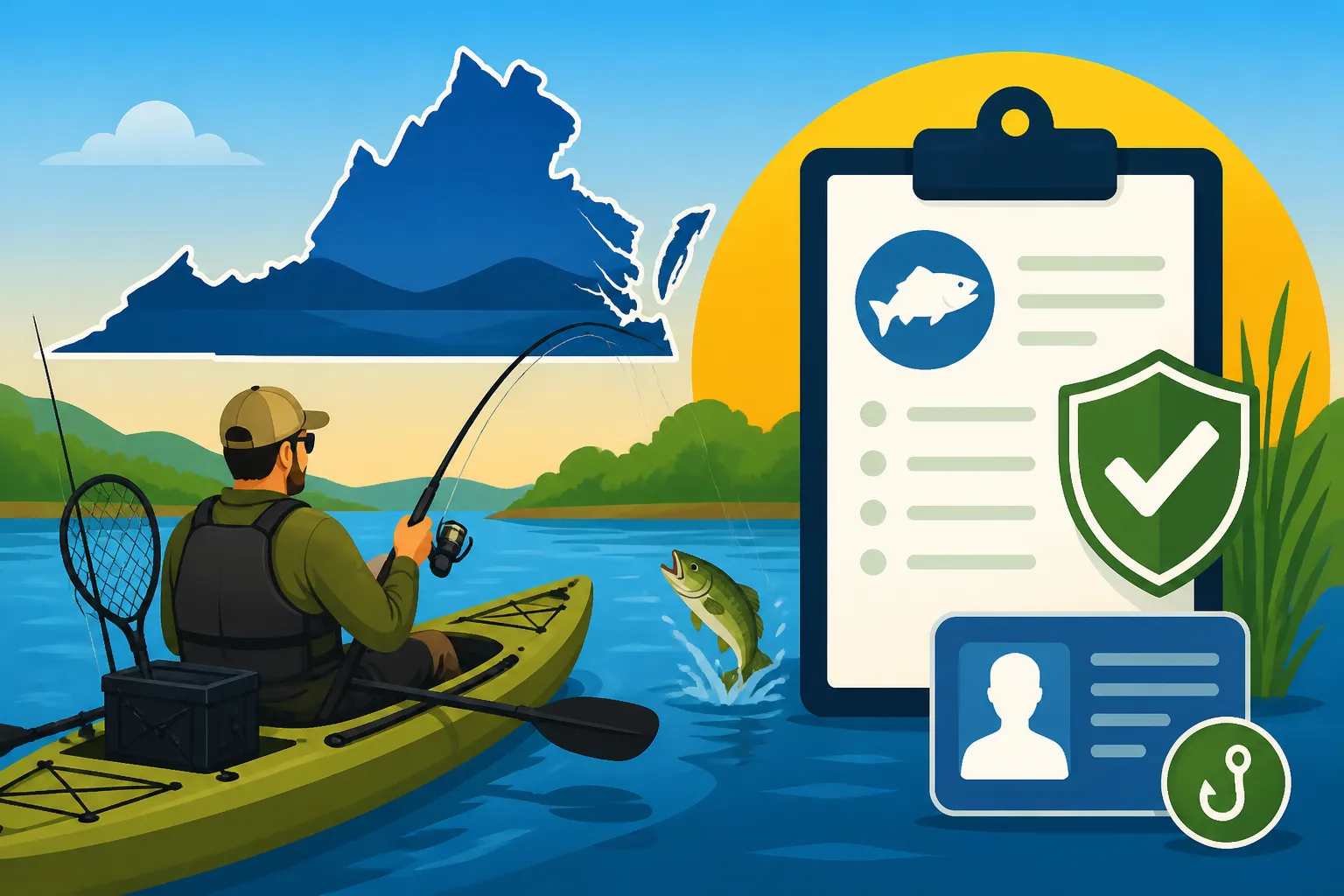 Fishing license requirements for kayak anglers