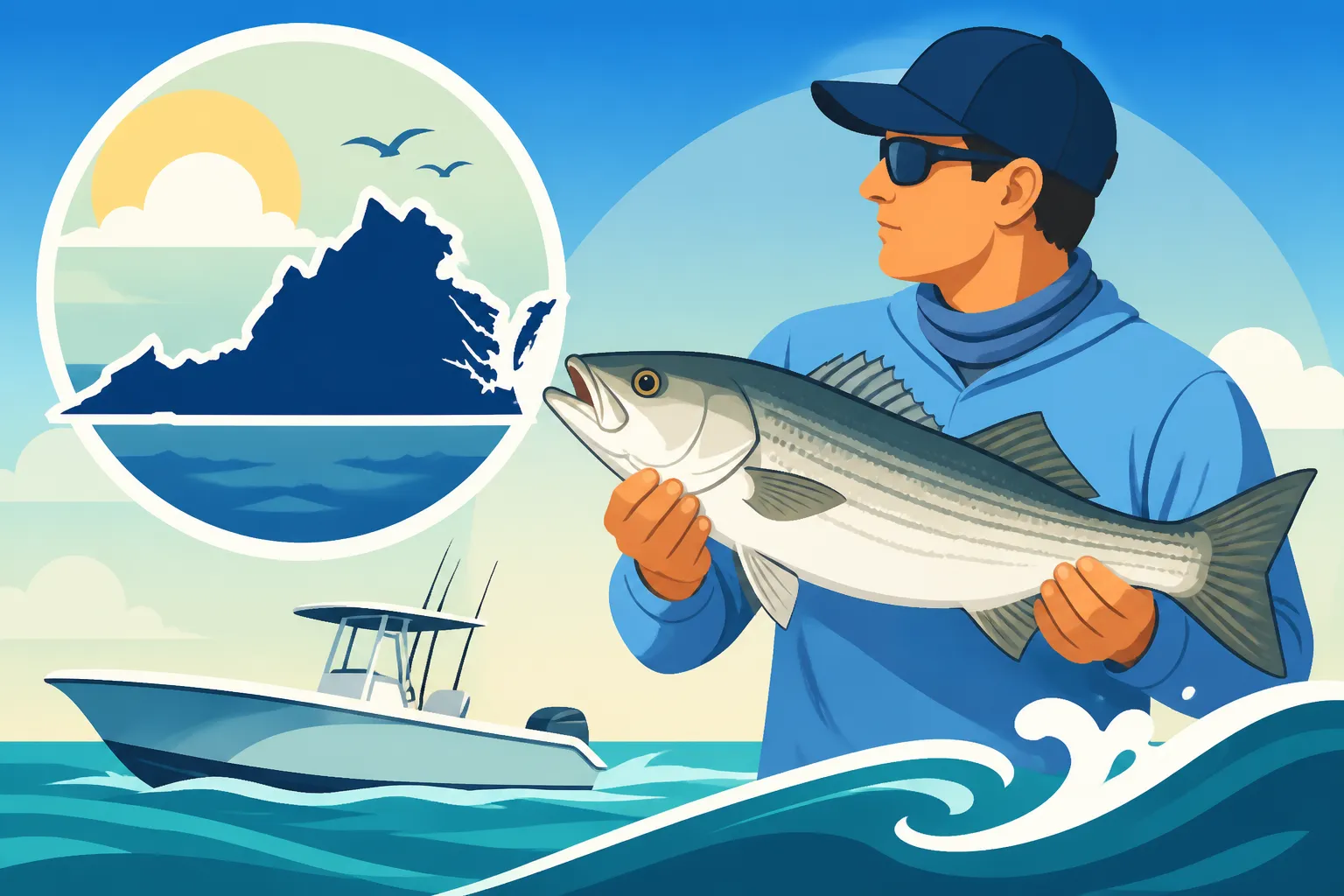 Nonresident Annual Saltwater Fishing License in Virginia