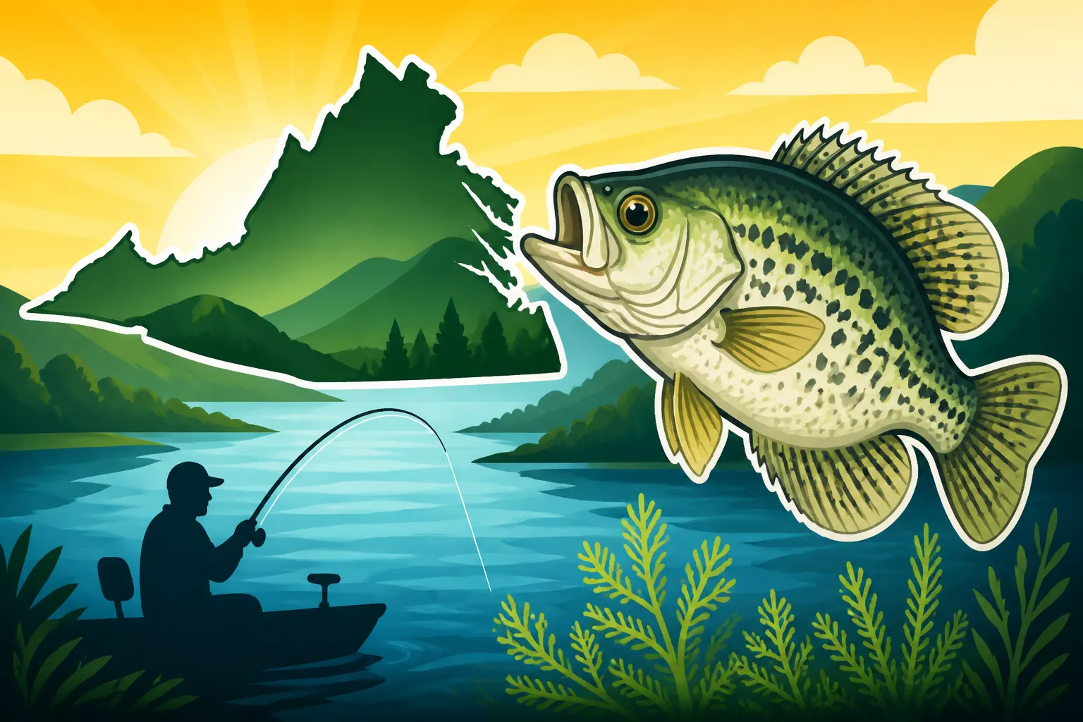 Best Crappie Fishing Lakes in Virginia