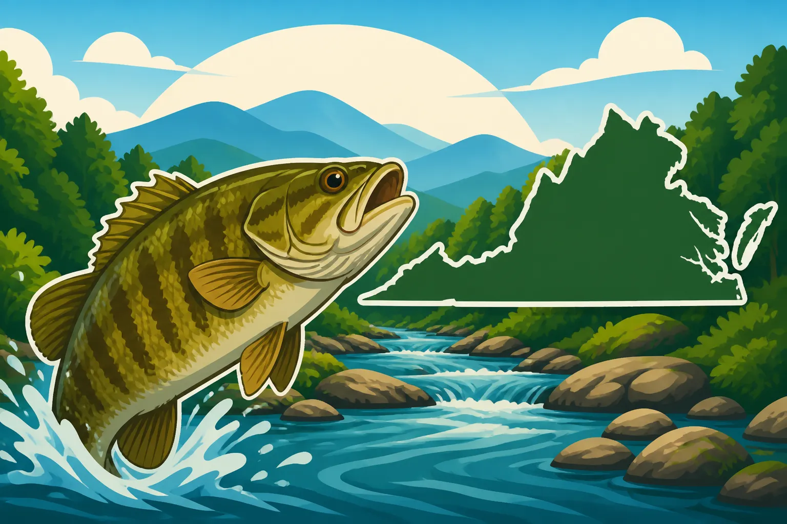 Best Smallmouth Bass Rivers in Virginia