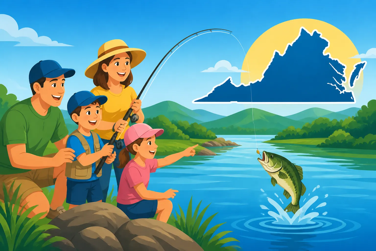 Family-Friendly Fishing Spots in Virginia