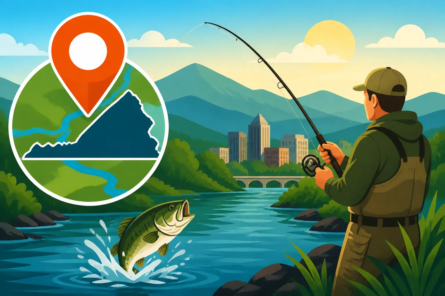 Fishing Spots Near Roanoke, Virginia