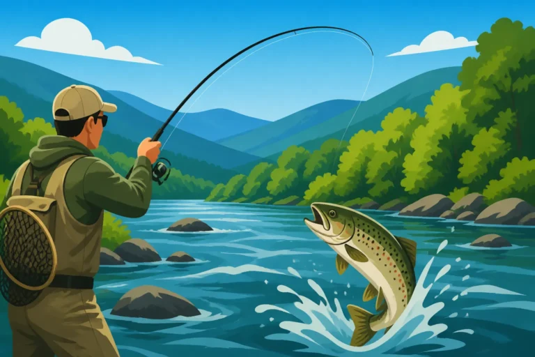 Fishing the Shenandoah River in Virginia