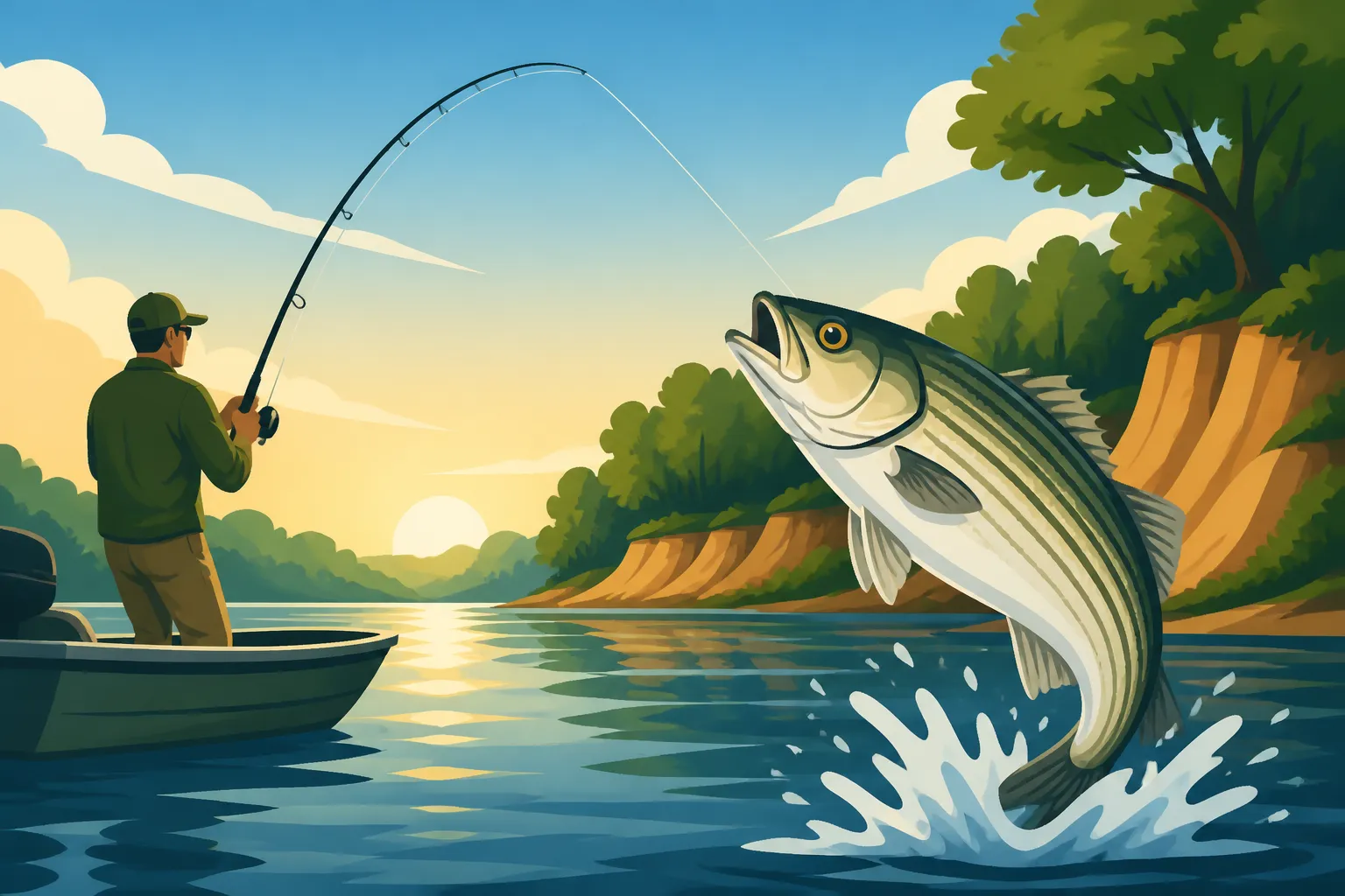 Fishing the Rappahannock River in Virginia