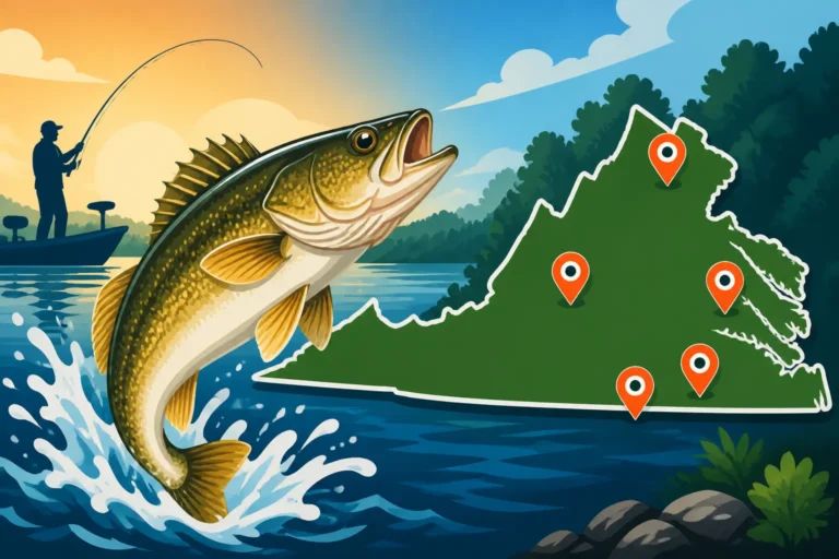 Virginia's Best Walleye Fishing Spots