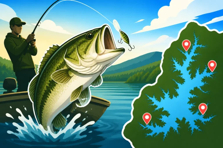 Where to Catch Largemouth Bass on Smith Mountain Lake