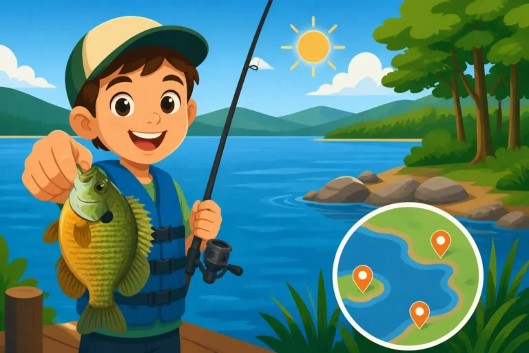 Best Panfish Spots for Kids on Claytor Lake