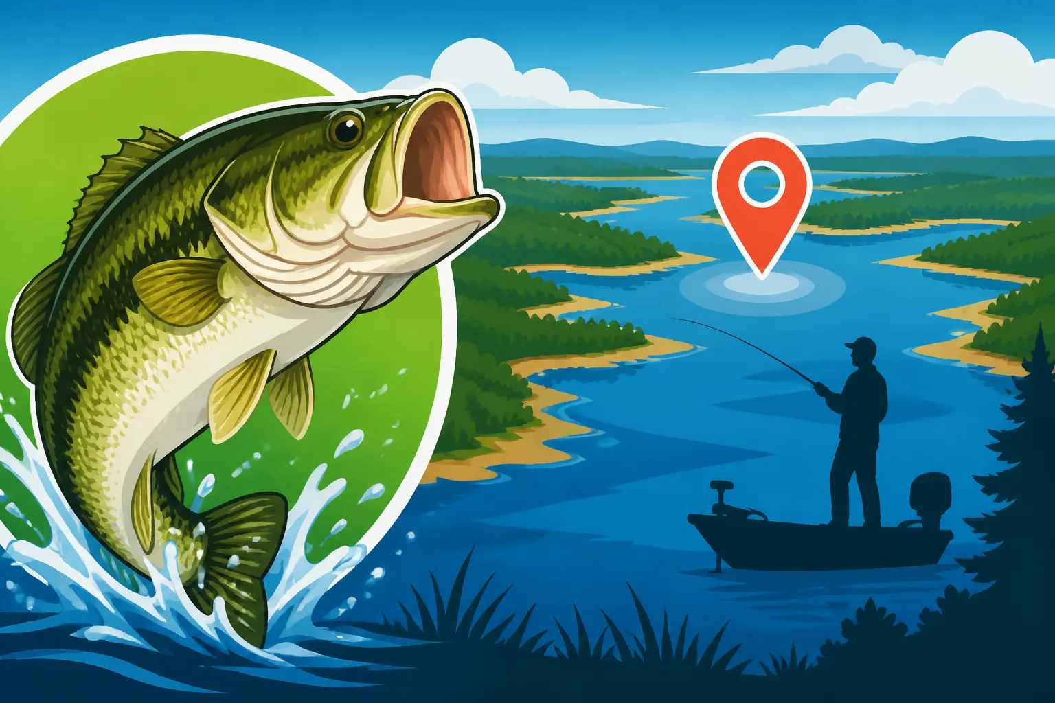 Best Largemouth Bass Spots on Lake Gaston, Virginia