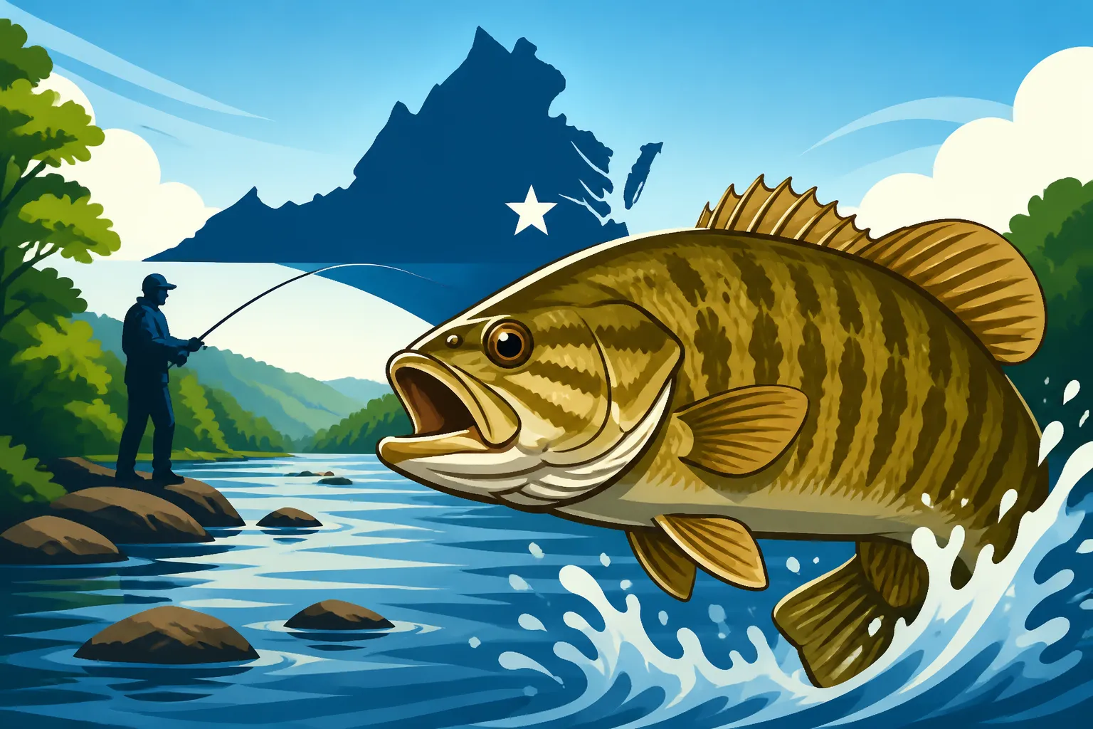 Best Smallmouth Bass Spots on the Rappahannock River, Virginia