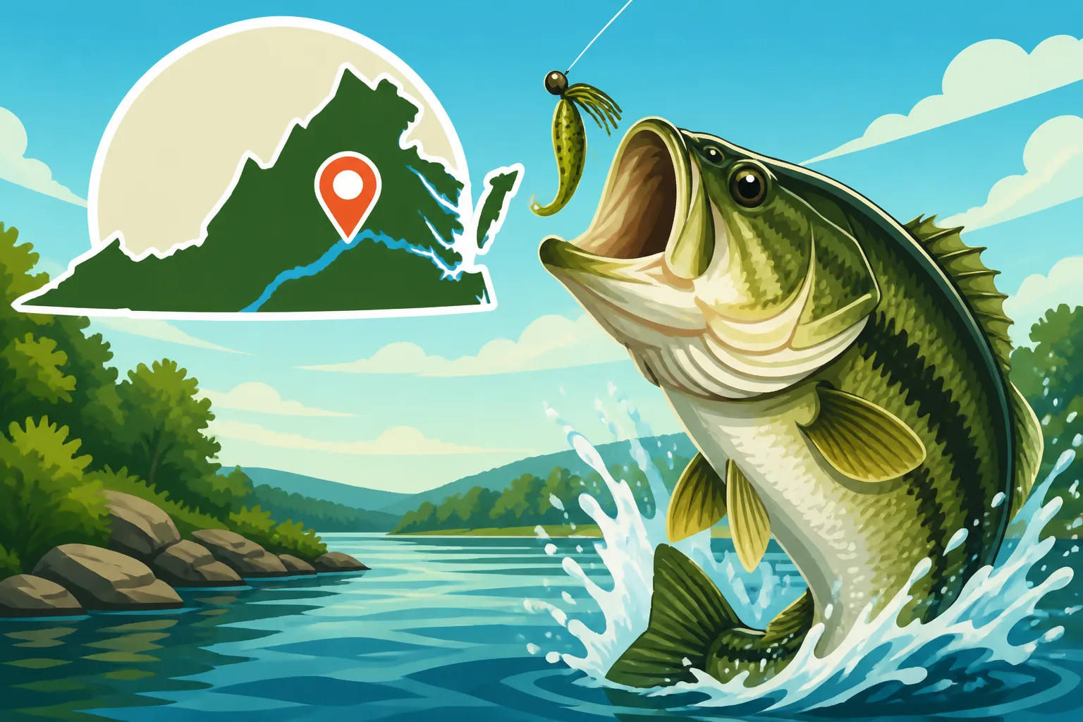 Best Largemouth Bass Spots on the Potomac River, Virginia