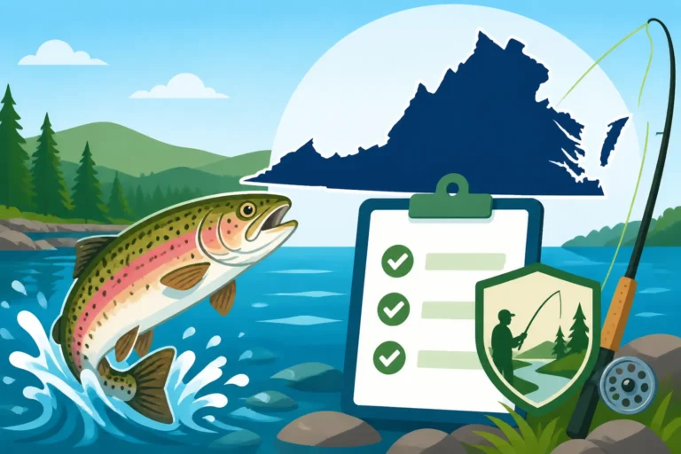 Stocked Trout License Requirements in Virginia