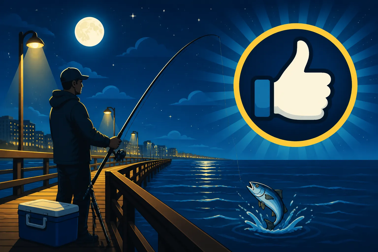 Is Virginia Beach Good for Pier Fishing at Night?