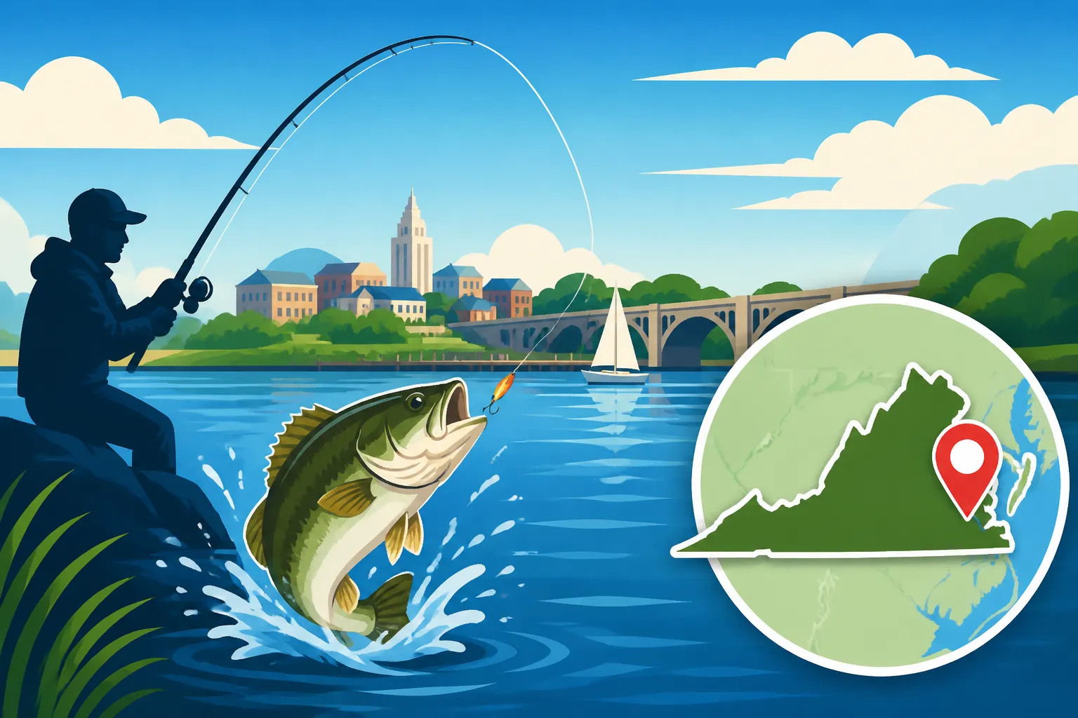Best Fishing Spots Near Alexandria, Virginia