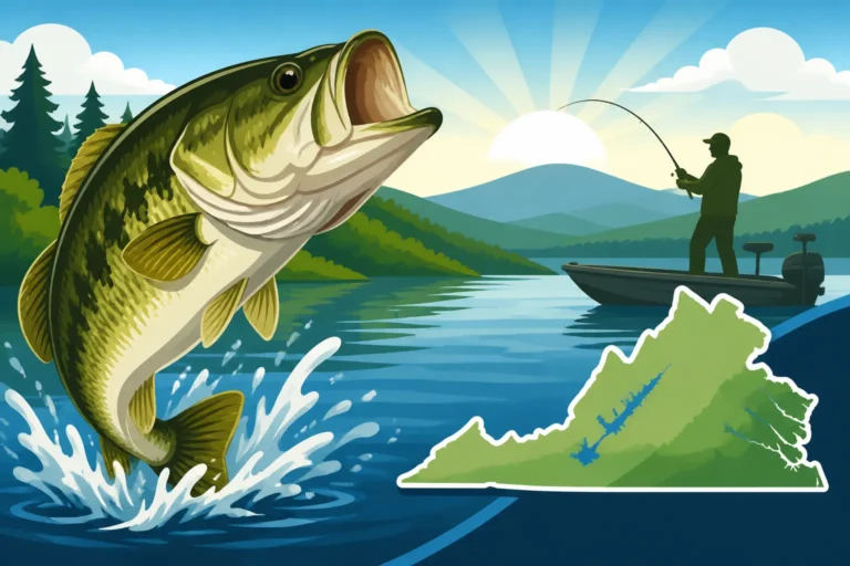 Best Lakes for Trophy Largemouth Bass in Virginia