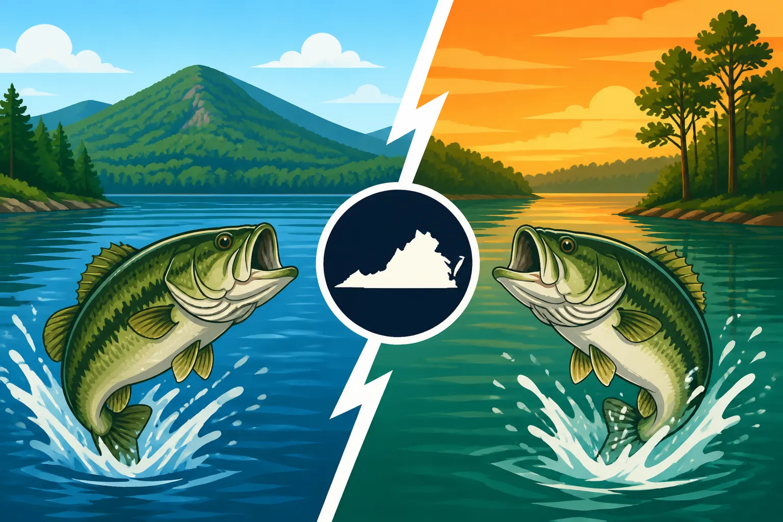 Smith Mountain Lake vs Lake Anna: Which Is Better for Bass Fishing?