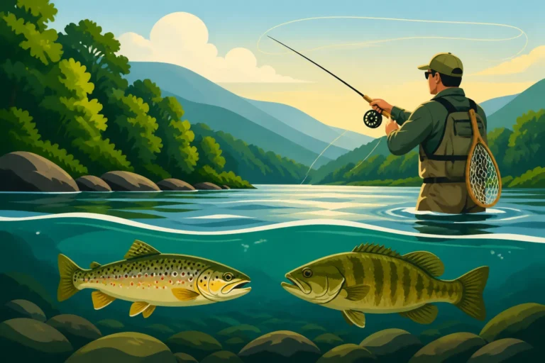 Shenandoah River Fly Fishing for Trout and Smallmouth Bass in Virginia
