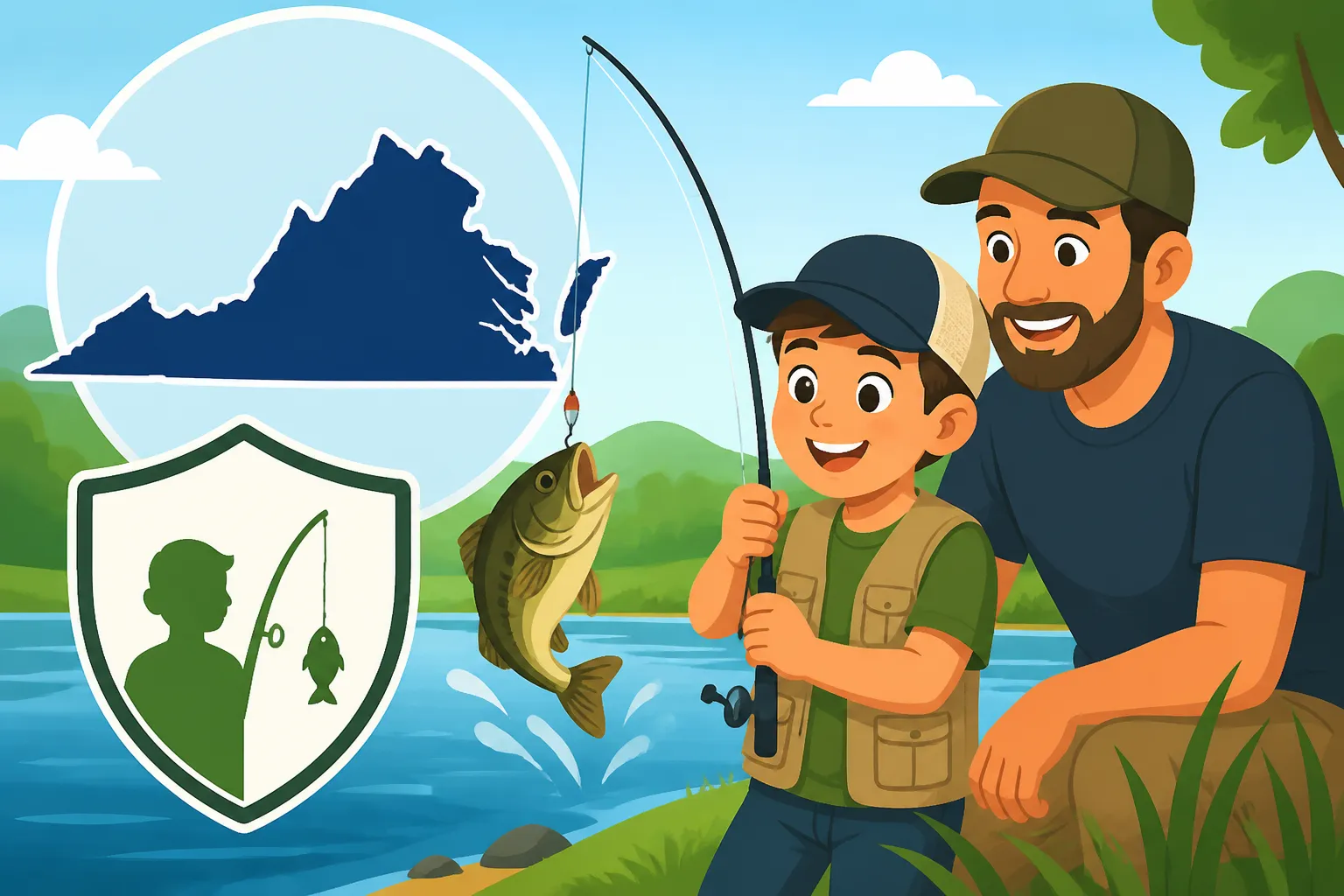 Fishing License Rules for Kids in Virginia