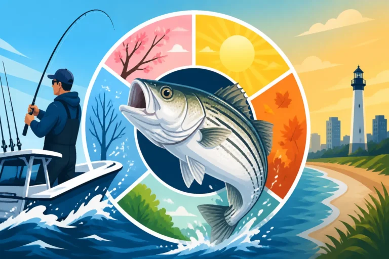Virginia Beach Striped Bass Charter Season Timing
