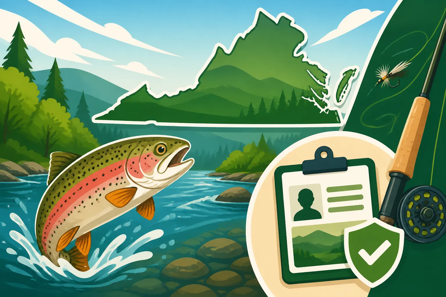 Virginia Stocked Trout Waters and License Requirements