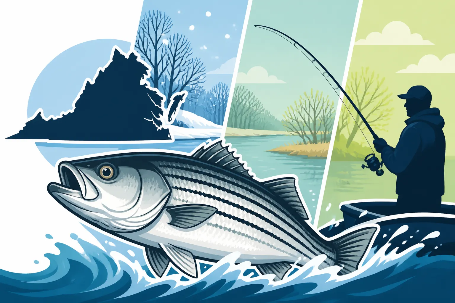 Virginia Striped Bass Season Dates January Through March