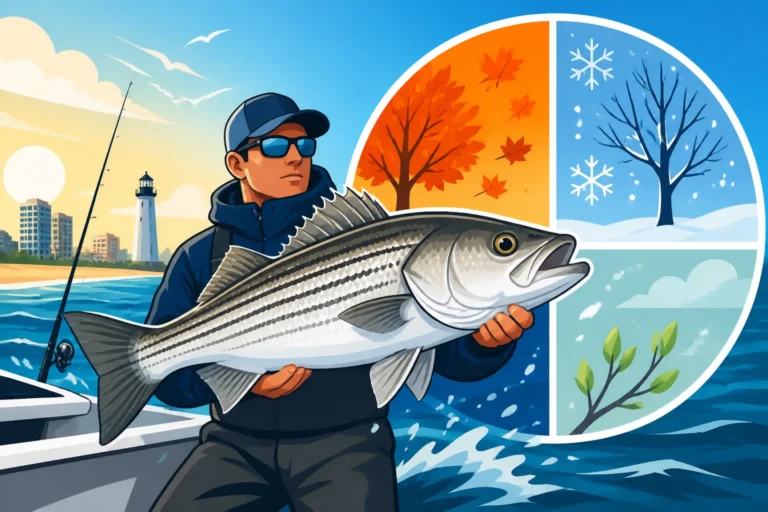 Virginia Beach Striped Bass Charter Season October Through March