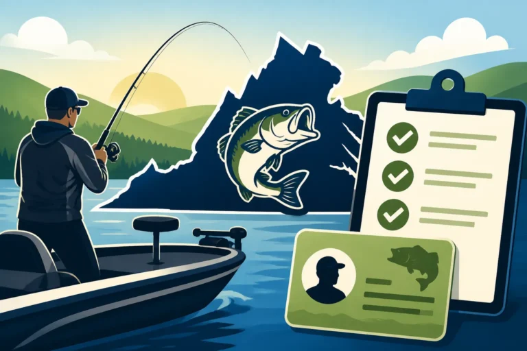 Tournament Angler License Rules in Virginia