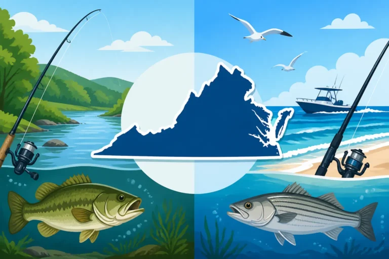 Freshwater and Saltwater Fishing Licenses in Virginia