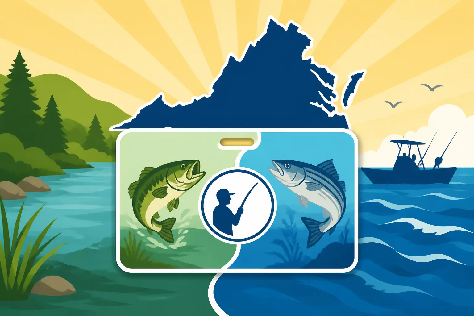 Combining freshwater and saltwater into one Virginia license runs $39.50
