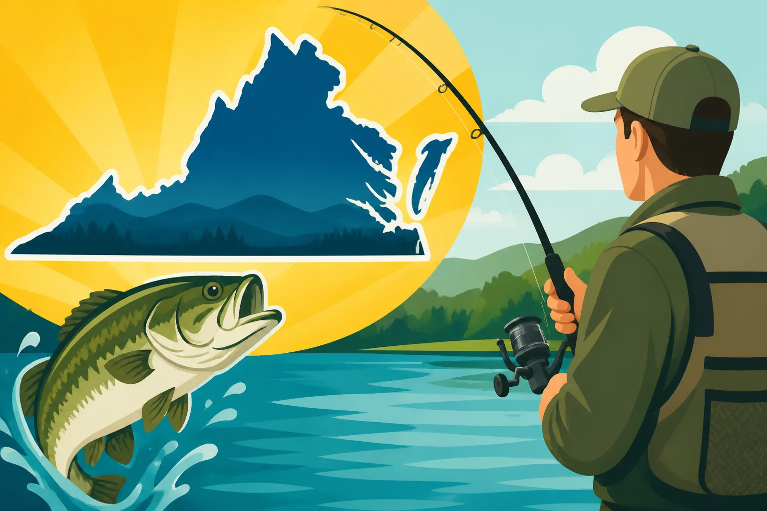 Out-of-state anglers pay $47 for a Virginia freshwater license