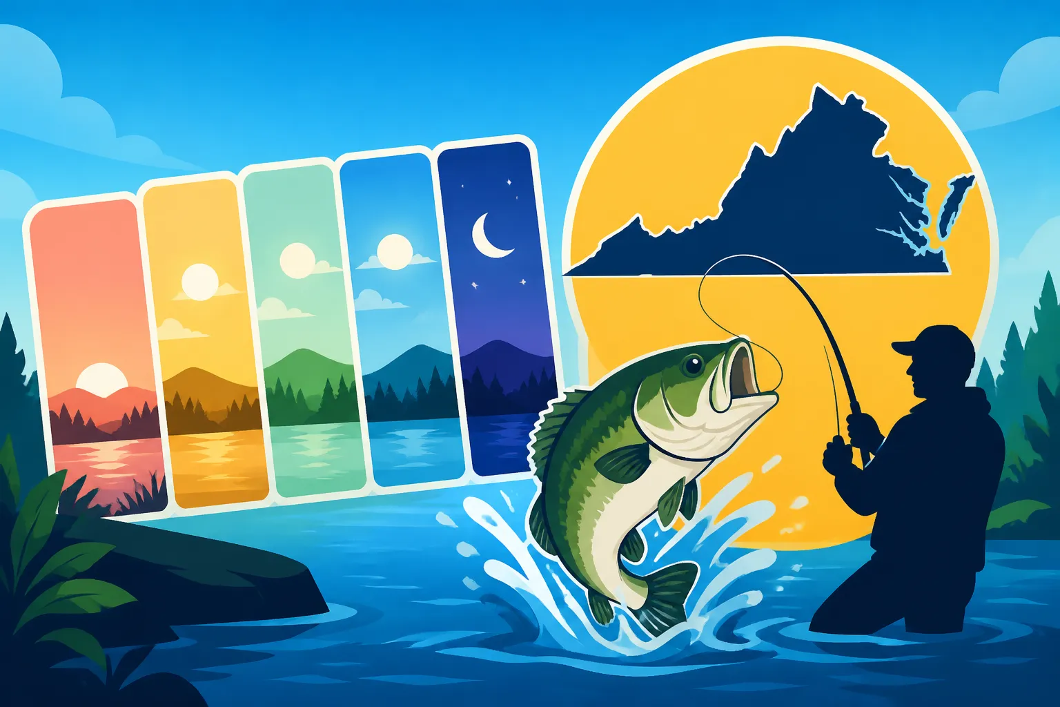 Five days of Virginia freshwater fishing costs $14