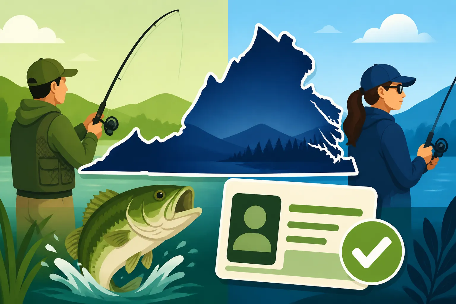 Virginia Fishing License Requirements for Residents and Nonresidents