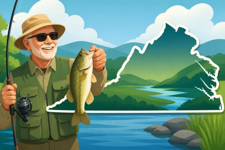 Anglers 65 and older fish Virginia's freshwater waters without paying a license fee
