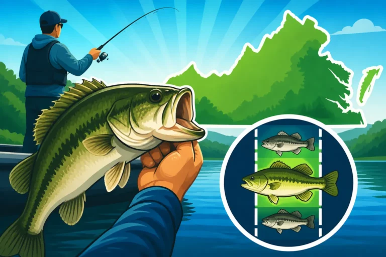 Some Virginia lakes enforce their own bass slot limits