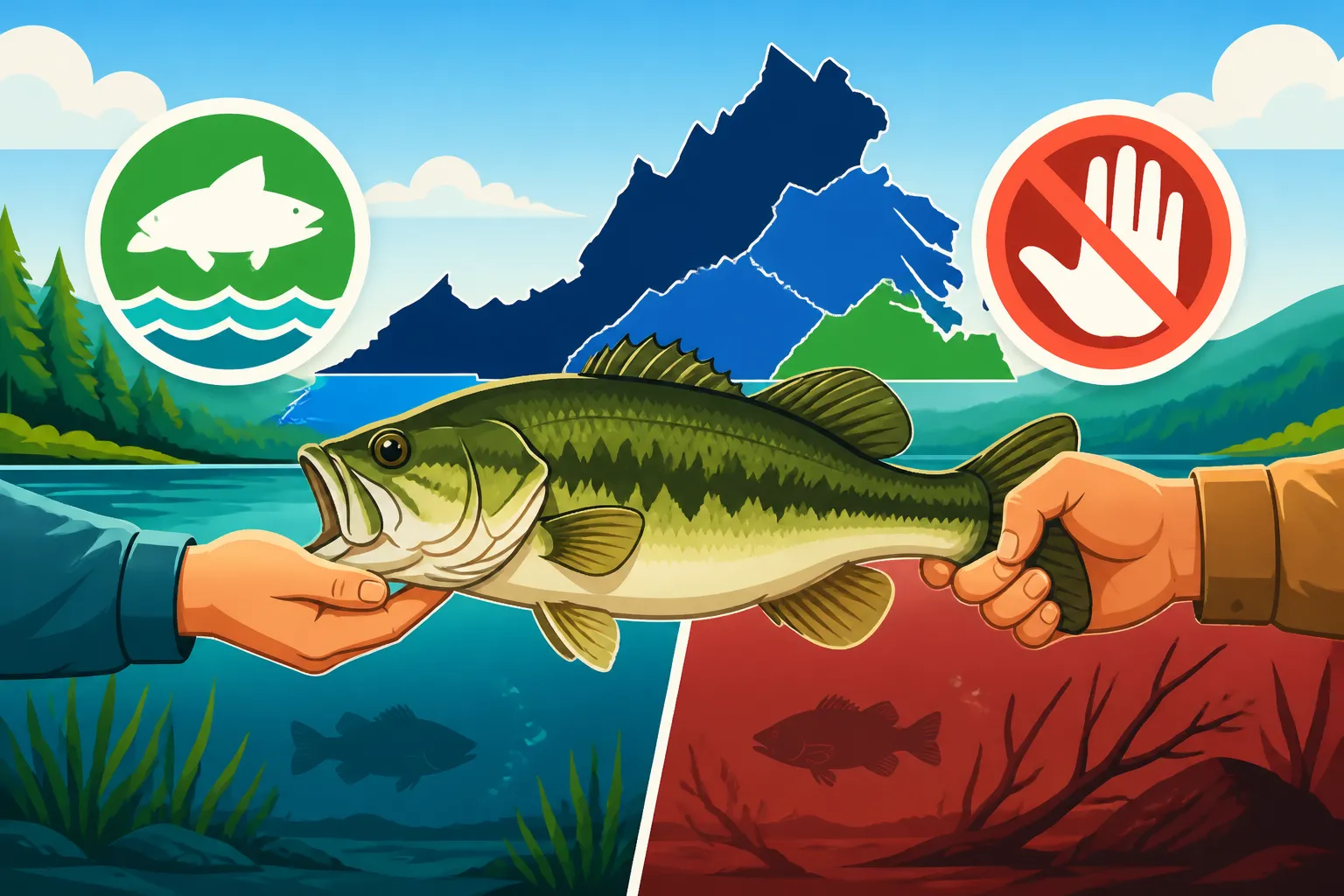 Why some Virginia waters have special bass length rules