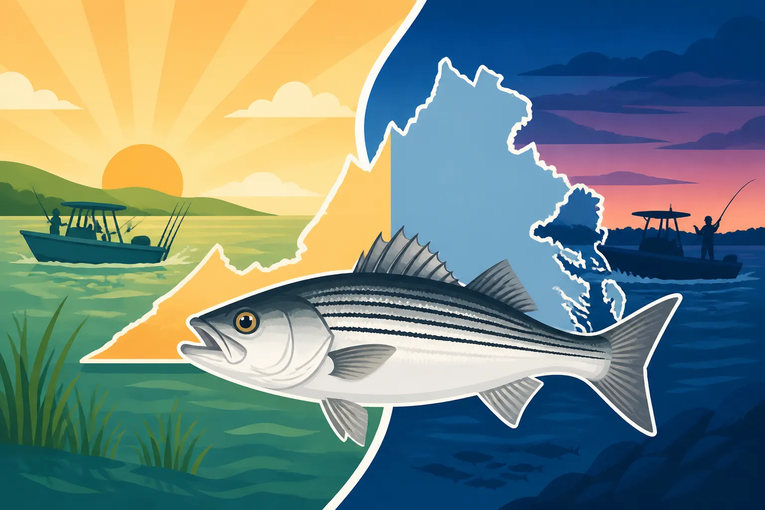 Why Virginia's striped bass season splits into two parts