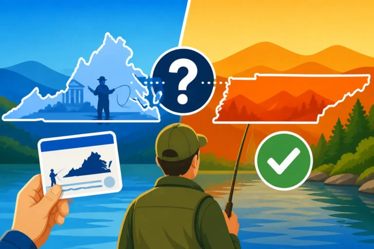 Does Tennessee honor a Virginia fishing license?