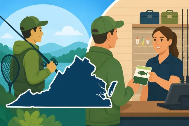 Where anglers can buy a Virginia fishing license in person
