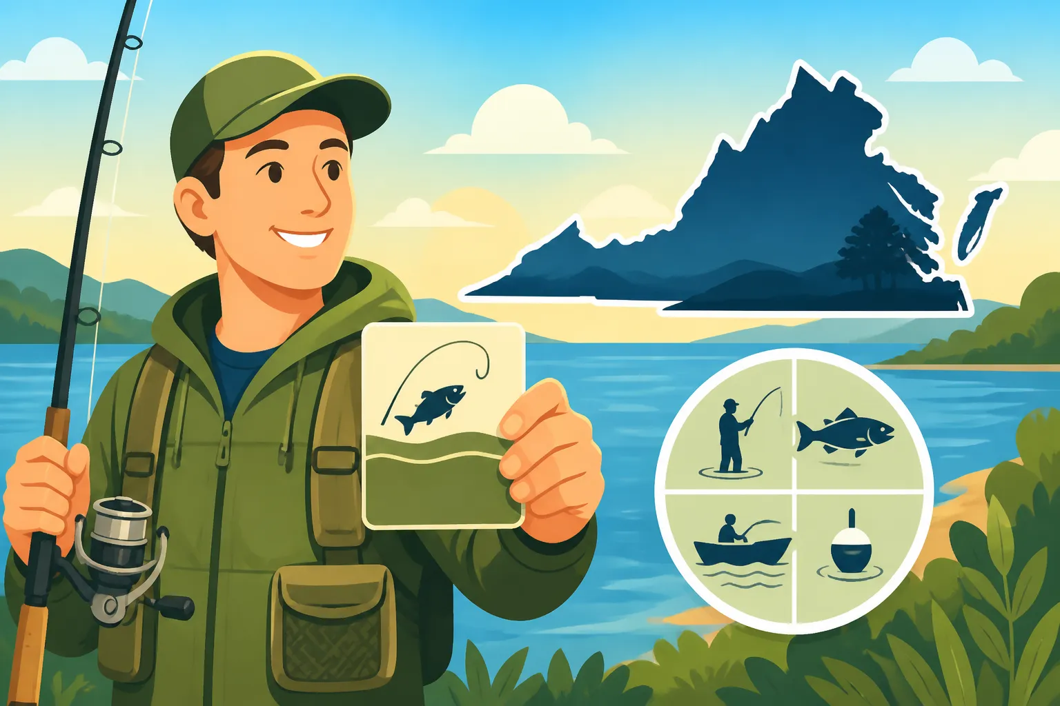 Short-term fishing license options for visitors