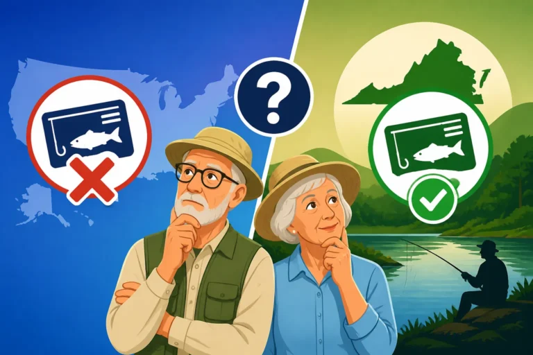 Do senior citizens get free fishing licenses everywhere?