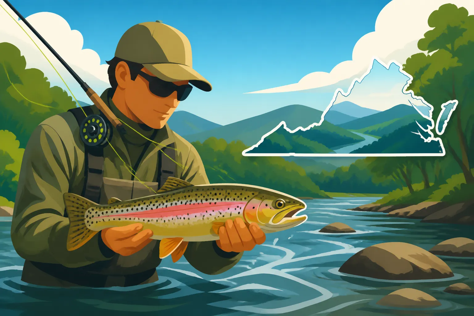 Shenandoah River Trout Fishing Season in Virginia