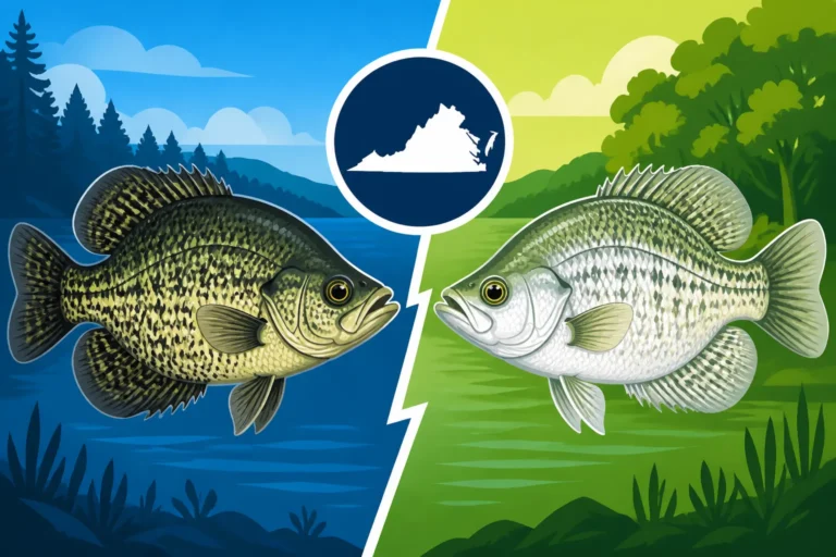 Crappie Identification: Black Crappie vs White Crappie in Virginia